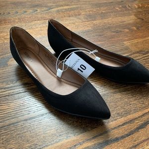 Merona - drew black flats